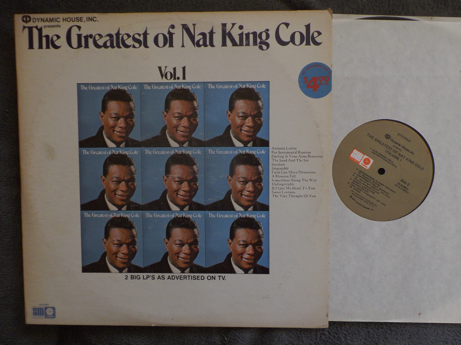 Nat King Cole – The Greatest of Nat King Cole Vol. I | Double LP, SLB-6803