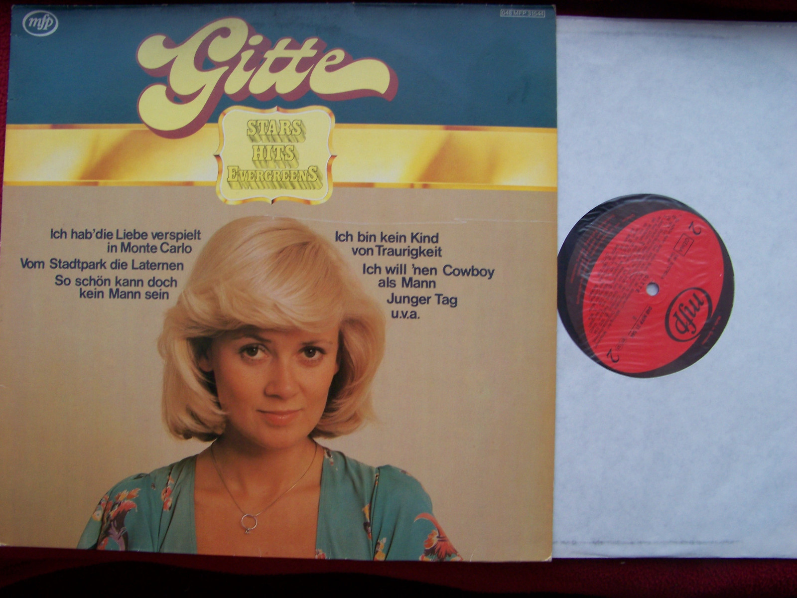 Gitte – Stars Hits Evergreens (LP, MFP Records)