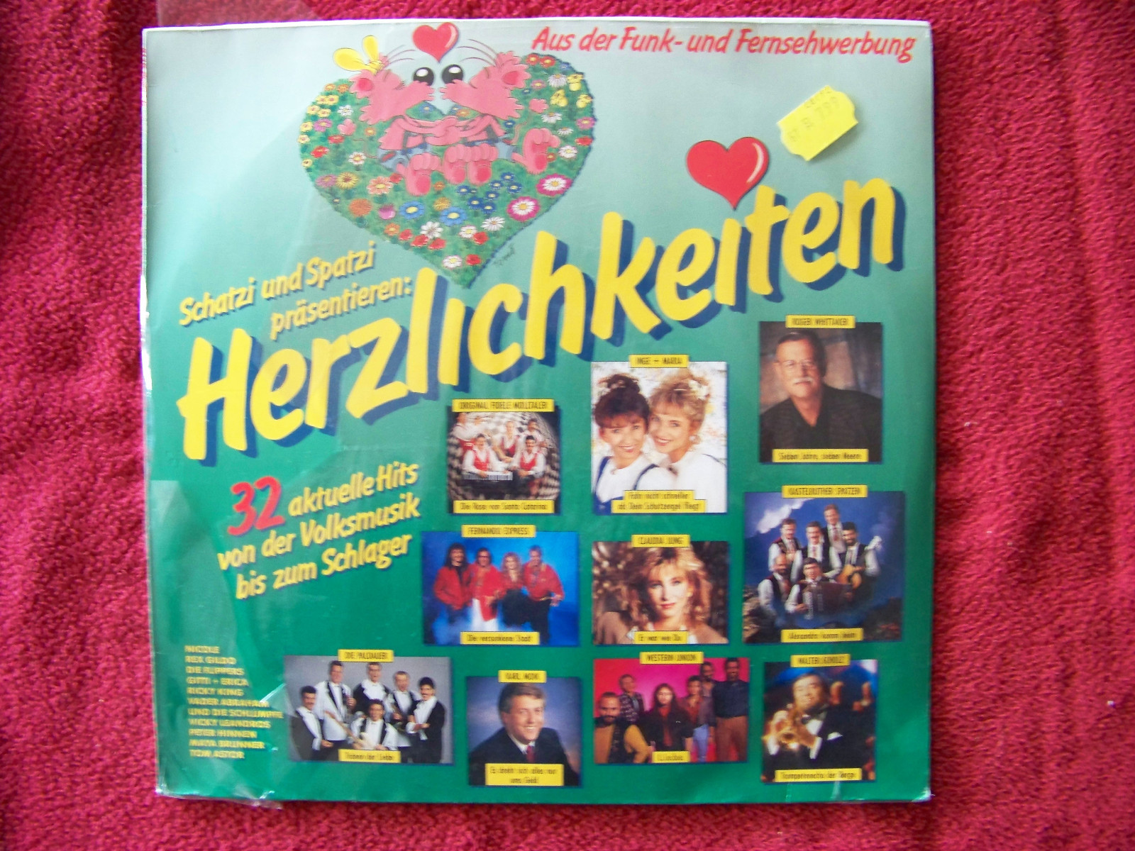 Herzlichkeiten – 32 aktuelle Hits von der Volksmusik bis zum Schlager (Doppel-LP)