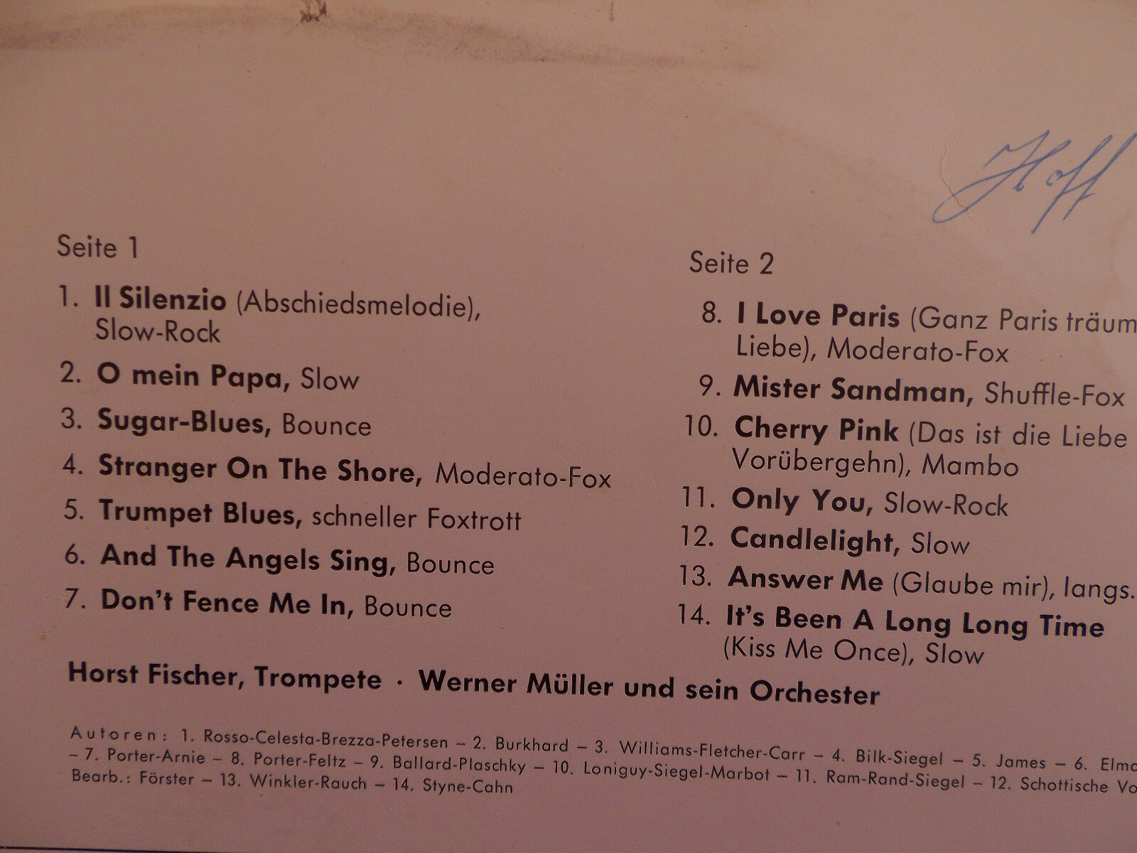 Werner Müller – Die goldene Trompete | Decca LP, SLK 16 344-P, Bild 4