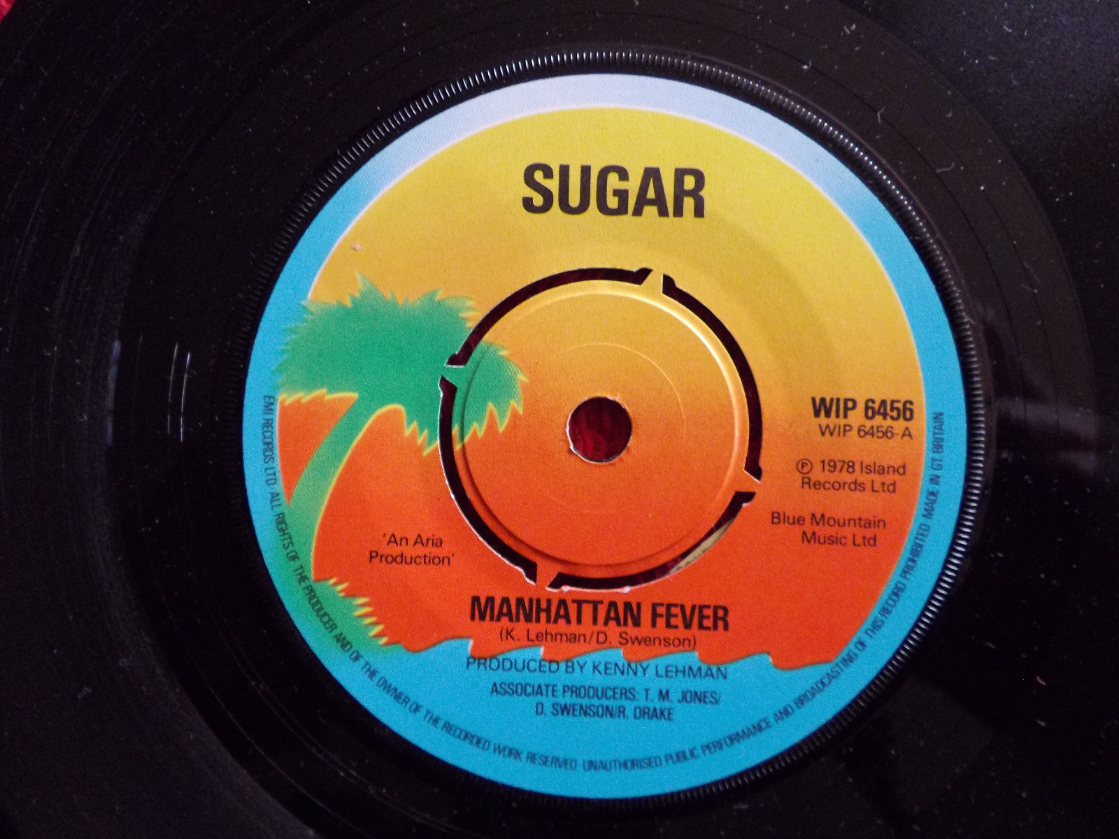 Sugar – Manhattan Fever / Manhattan (UK Island 45, Sample Record)