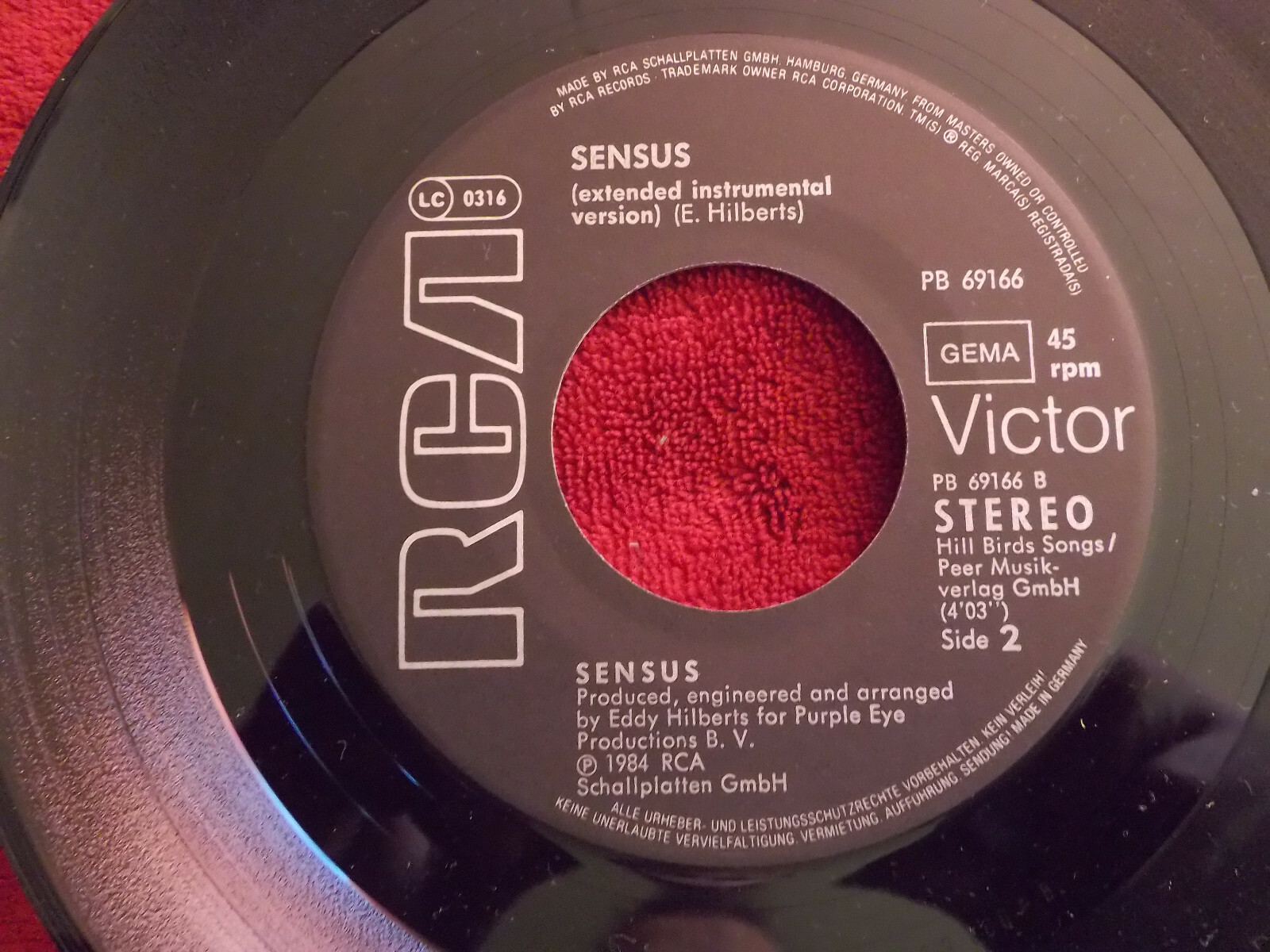 Sensus – Sensus / Sensus (Extended instrumental version), Bild 2