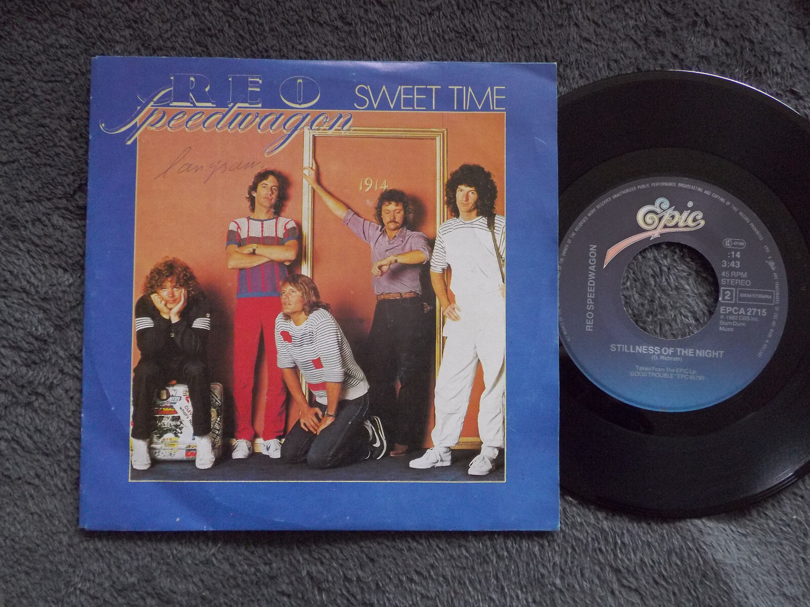 REO Speedwagon – Sweet Time / Stillness of the Night | Epic, NL 1982