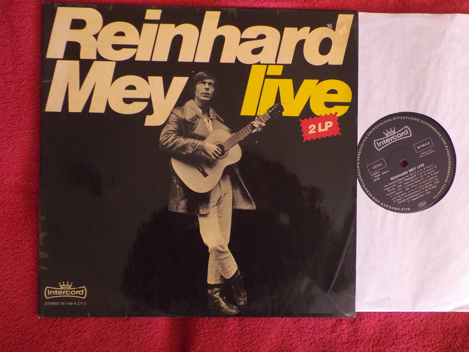Reinhard Mey – Live | Intercord Doppel-LP, FOC