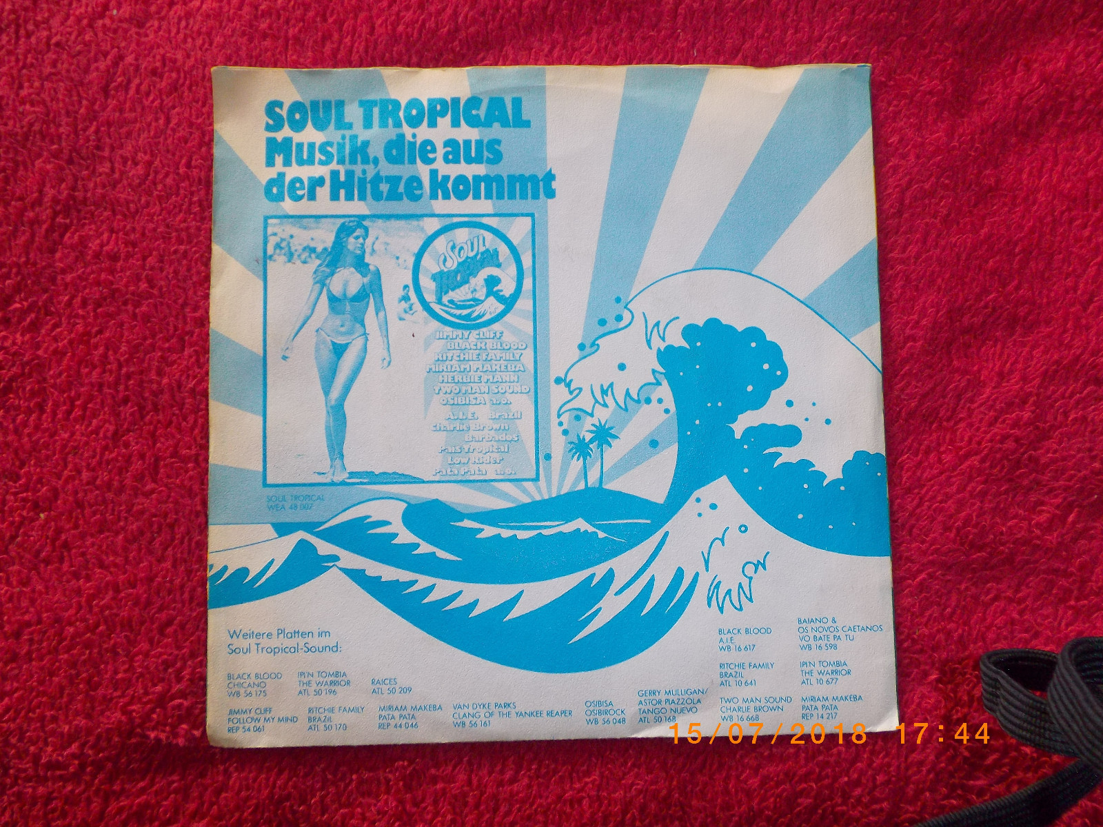 Two Man Sound – Charlie Brown / Balaffon · deutsche Warner-Bros.-Single, 1975, Bild 2