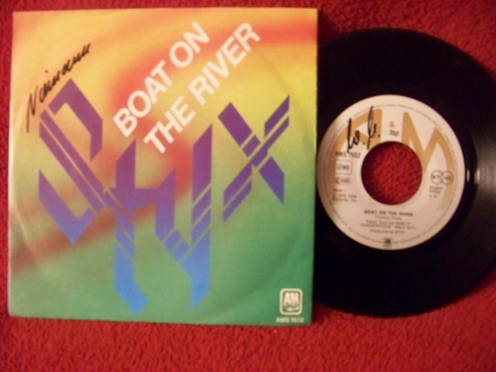 Styx – Boat on the River / Borrowed Time – 7-Inch-Single