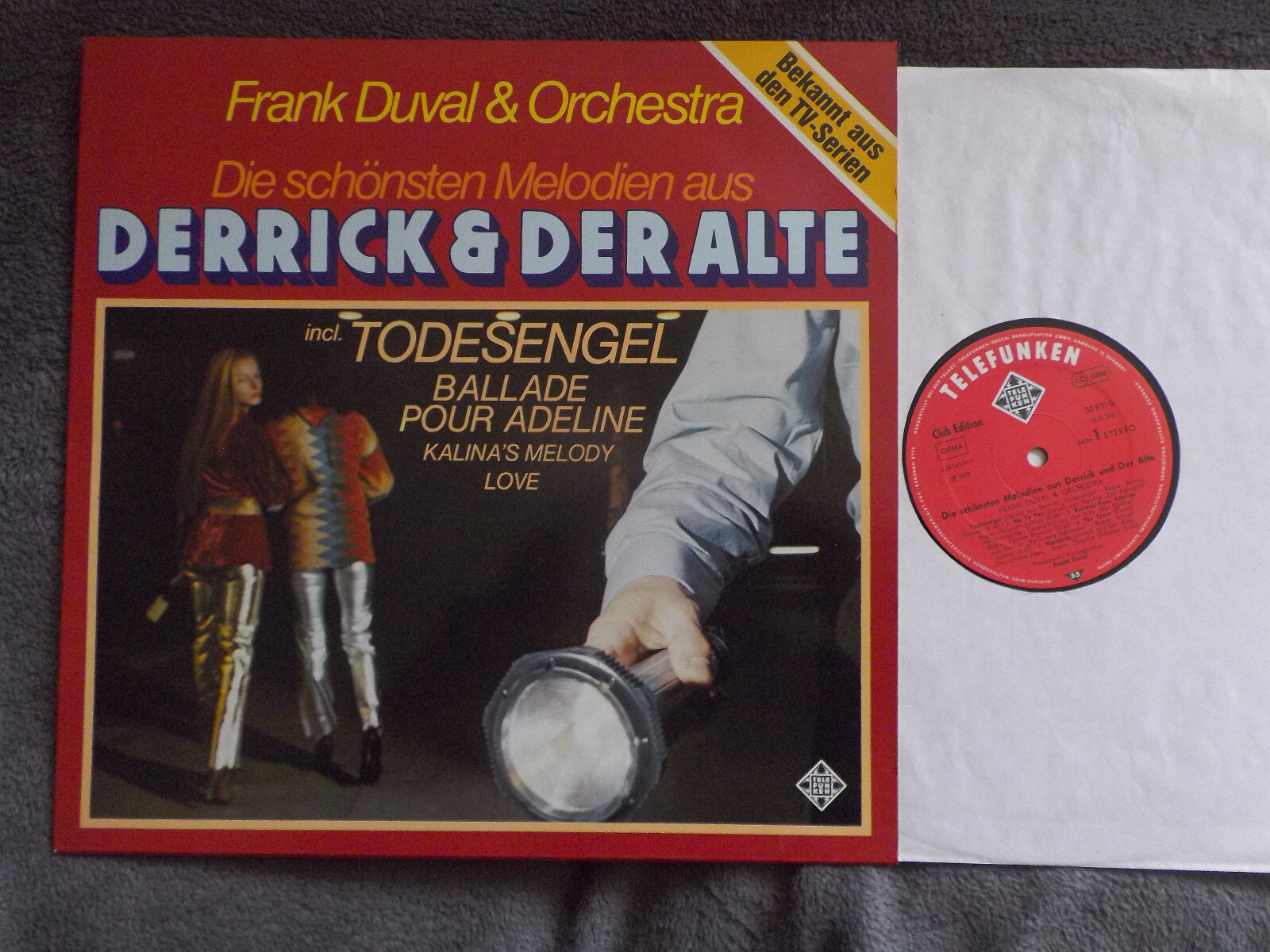 Frank Duval – Die schönsten Melodien aus Derrick & Der Alte | TELDEC LP