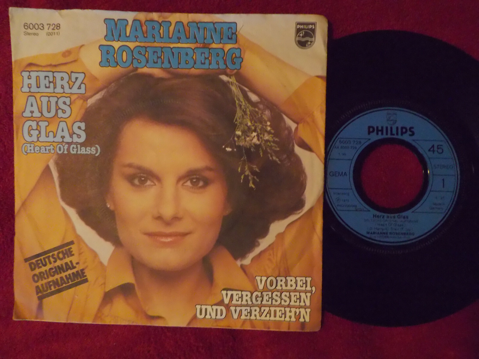 Marianne Rosenberg – Herz aus Glas / Vorbei, vergessen und verzieh´n (Philips, 1979)
