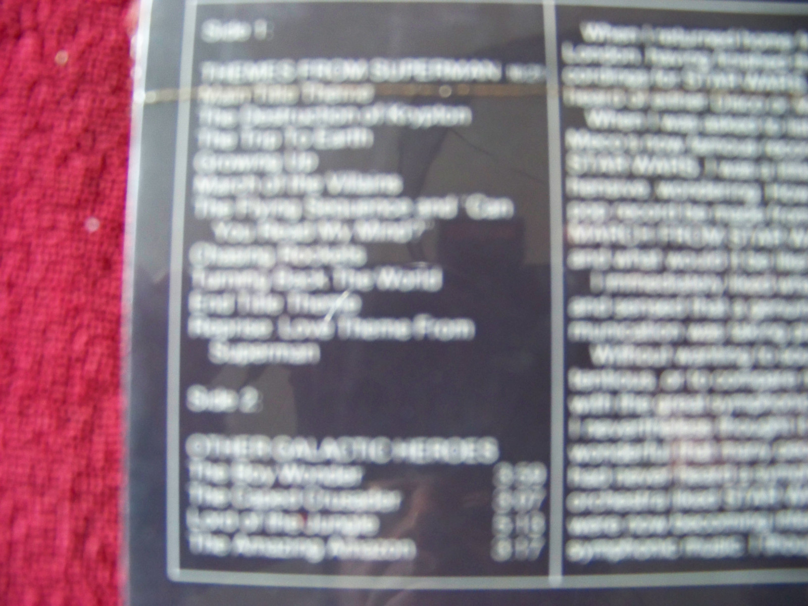 Meco – Superman and other galactic heroes (LP, RCA Records, Deutschland, 1979), Bild 2