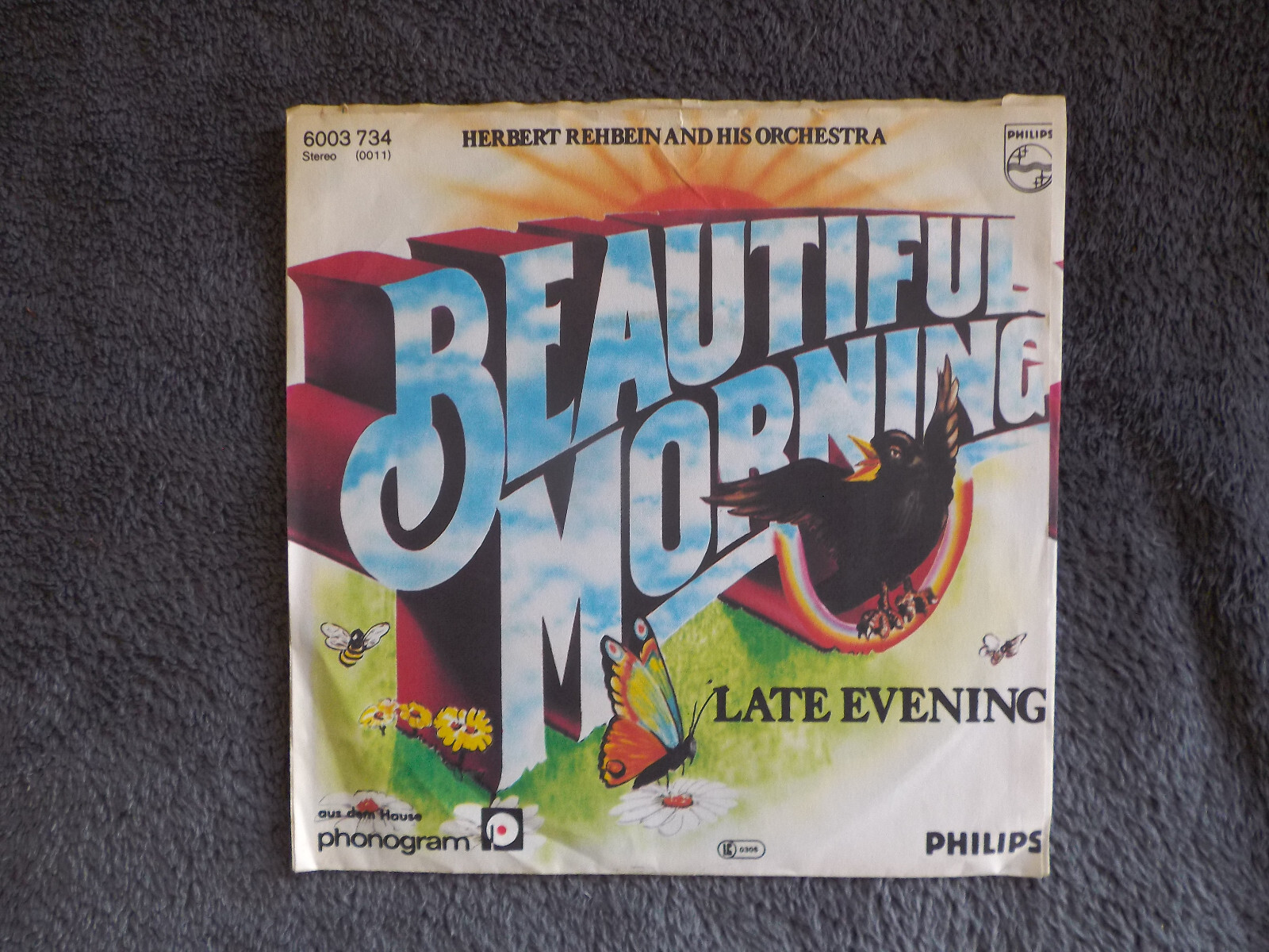 Herbert Rehbein – Beautiful morning / Late evening (Philips Records, 1978), Bild 2