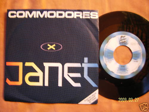 Commodores – Janet / I´m in love (7″-Single, Motown Records, 1985)