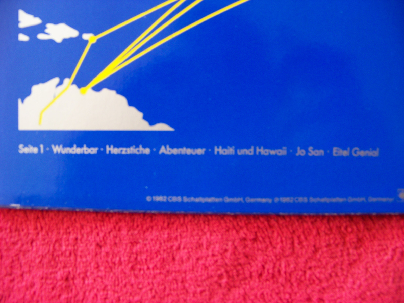Direktion – Jeder Tag wunderbar (LP, CBS Records, CX 85795, Niederlande, 1982), Bild 2