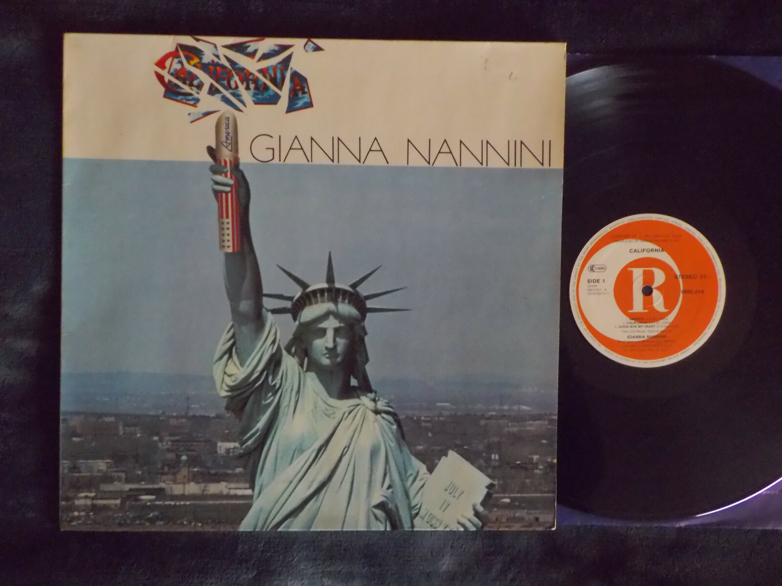 Gianna Nannini – California | Dischi Records 0065.020, LP, 1981
