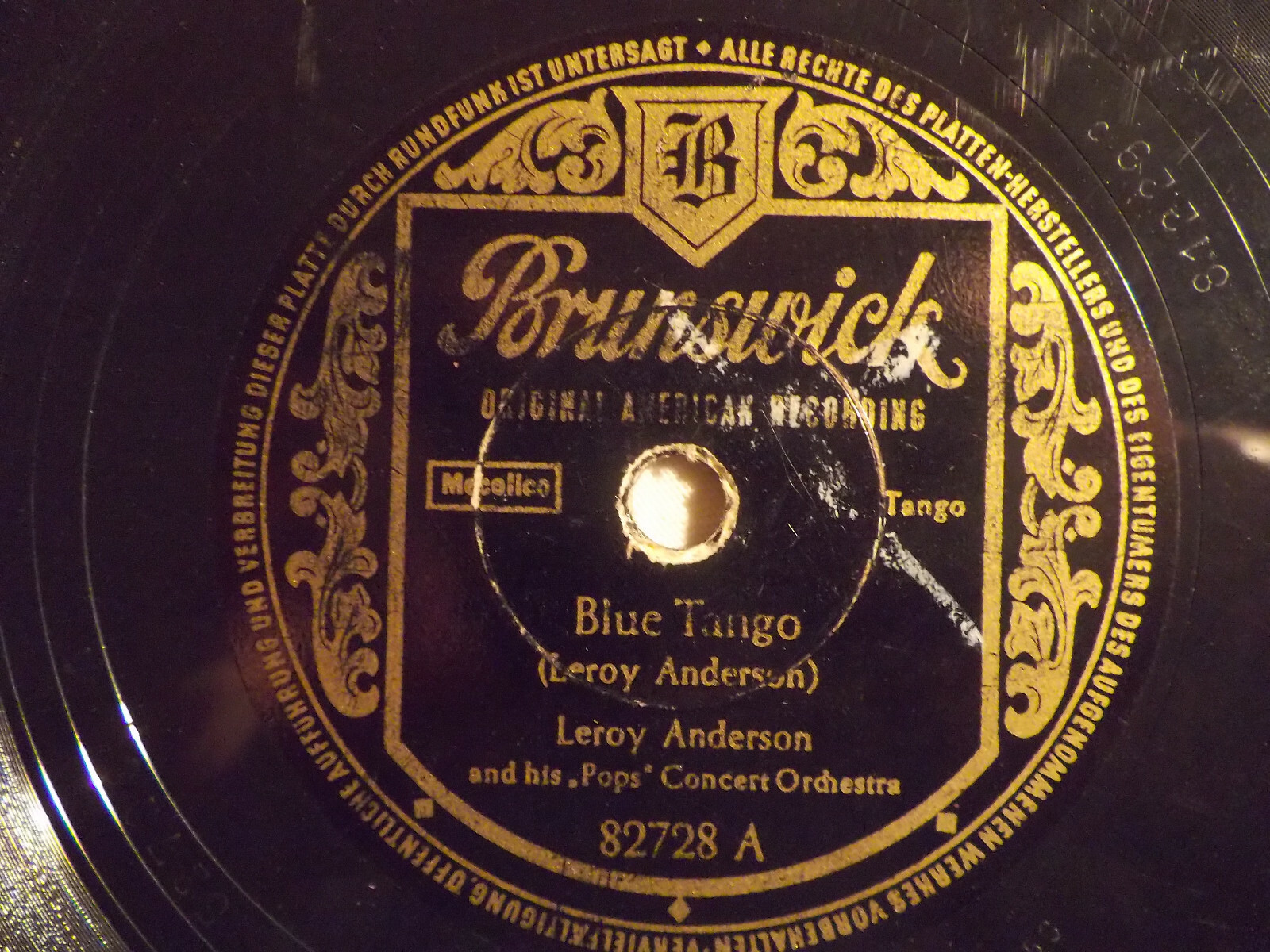 Leroy Anderson – Blue Tango / The Castillians – El Choclo | Brunswick Records 82 728
