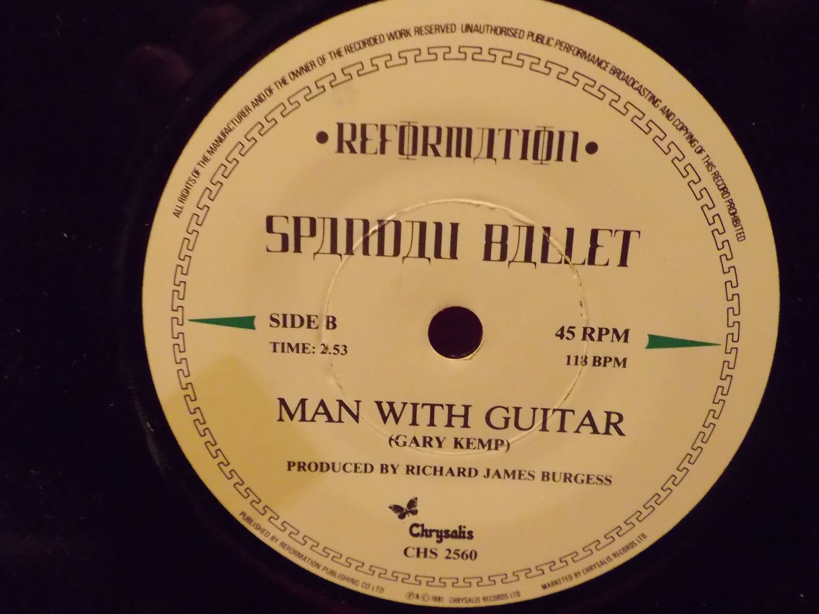 Spandau Ballet – Paint me down / Man with guitar, Bild 2