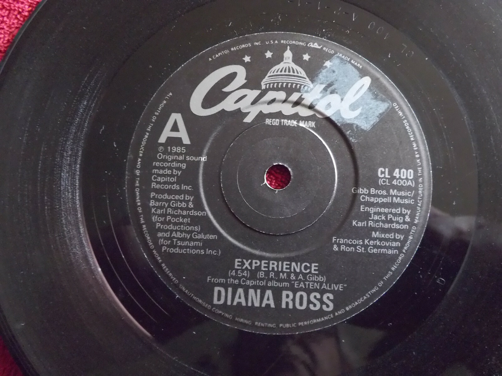 Diana Ross – Experience / Oh teacher (Single, UK 1985)