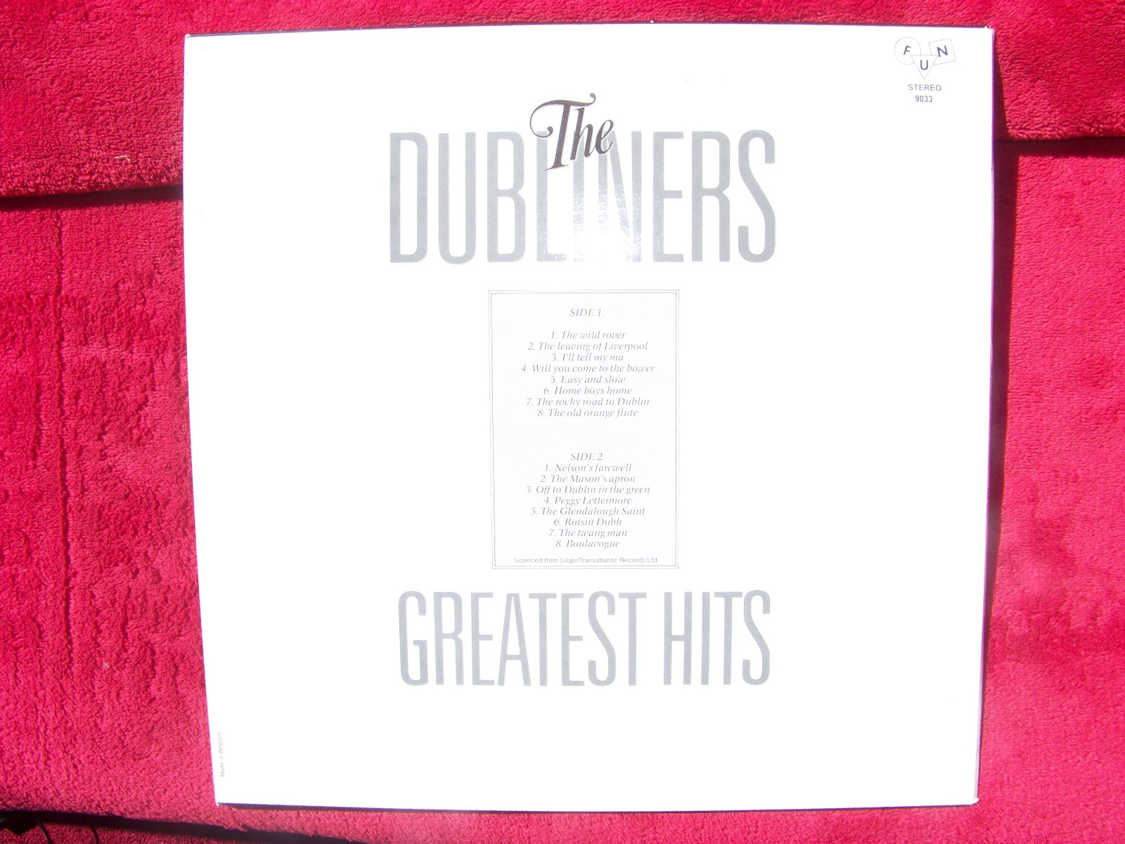 The Dubliners – Greatest Hits | LP, Fun Records, Bild 2