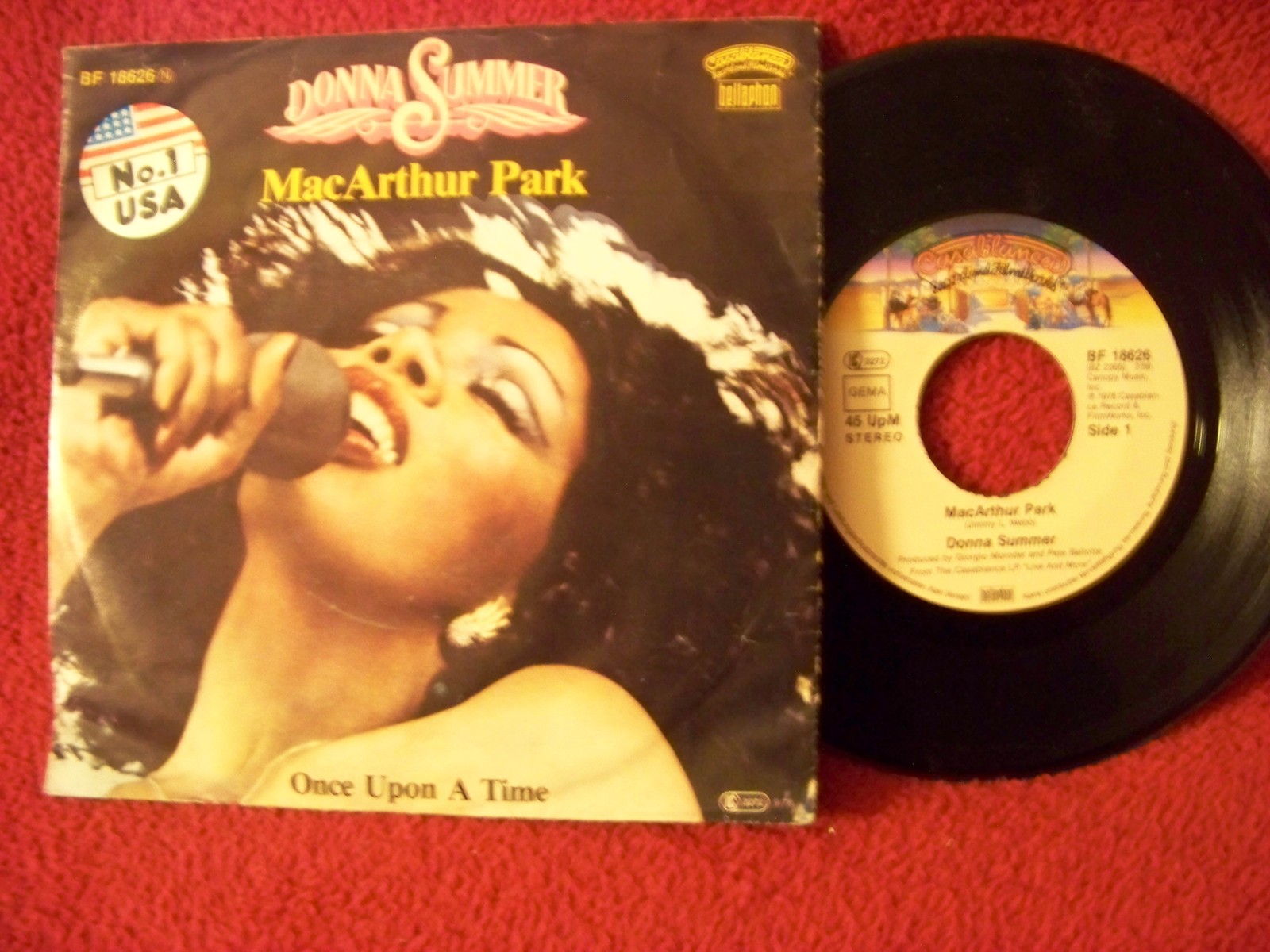 Donna Summer – Mac Arthur Park / Once upon a time (7″-Single)
