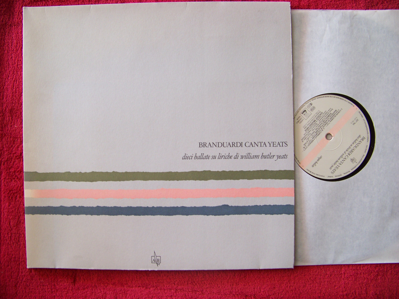 Branduardy Canta Yeats – Dieci ballate su liriche di William Butler Yeats | Ariola Records 207 783