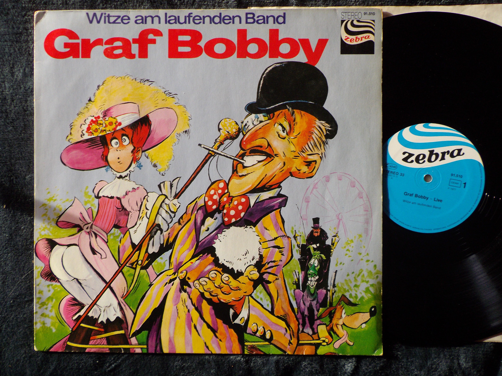 Graf Bobby – Witze am laufenden Band (LP, Zebra 91.510, 1977)