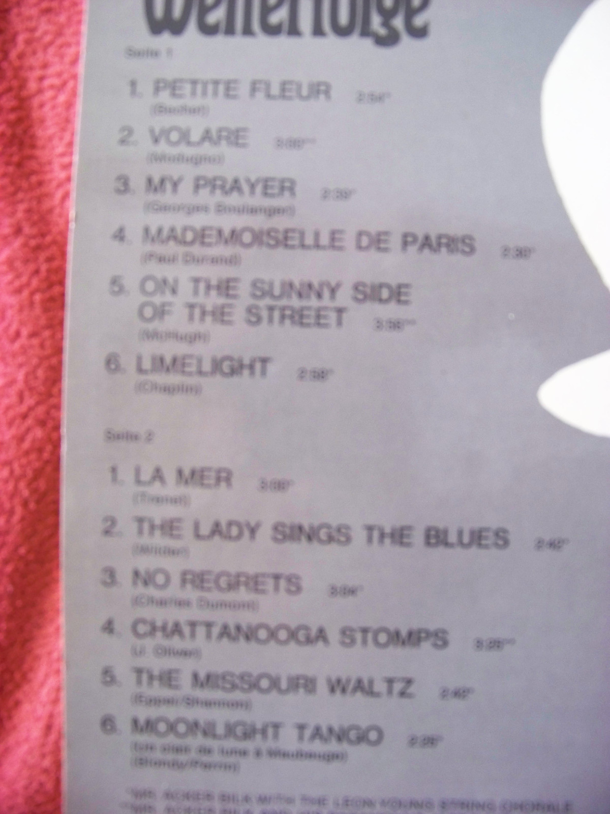 Mr. Acker Bilk – Mr. Acker Bilk´s Welterfolge (LP, Metronome, 1973), Bild 3