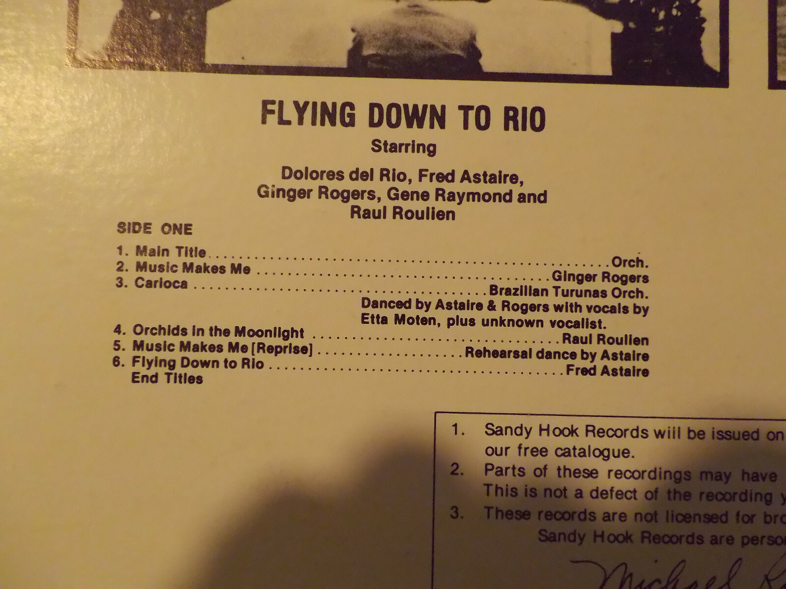 Fred Astaire & Ginger Rogers – Flying Down to Rio & Carefree (LP), Bild 3