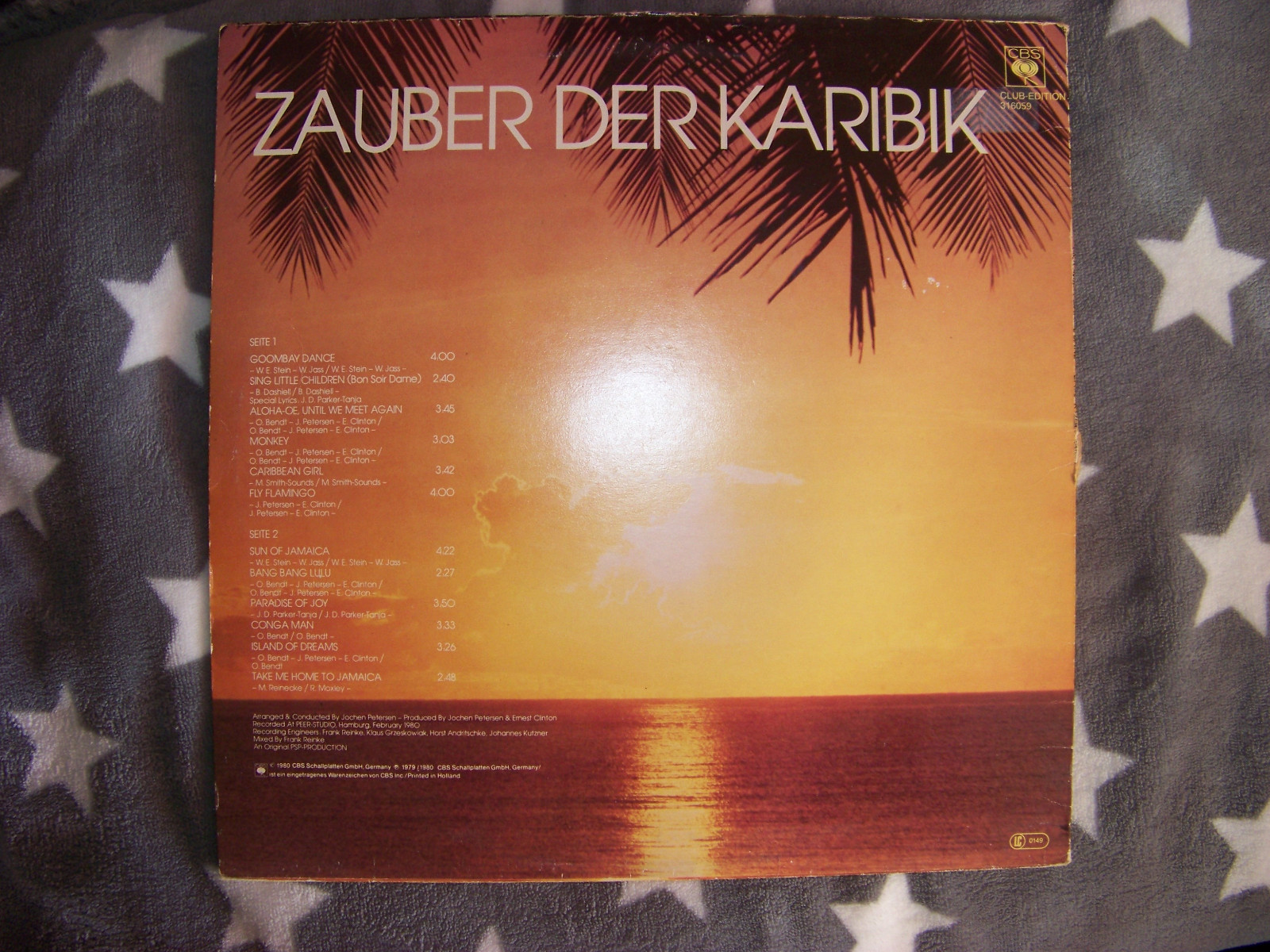 Goombay Dance Band – Zauber der Karibik (CBS Records Club-Edition, LP, Niederlande 1980), Bild 2
