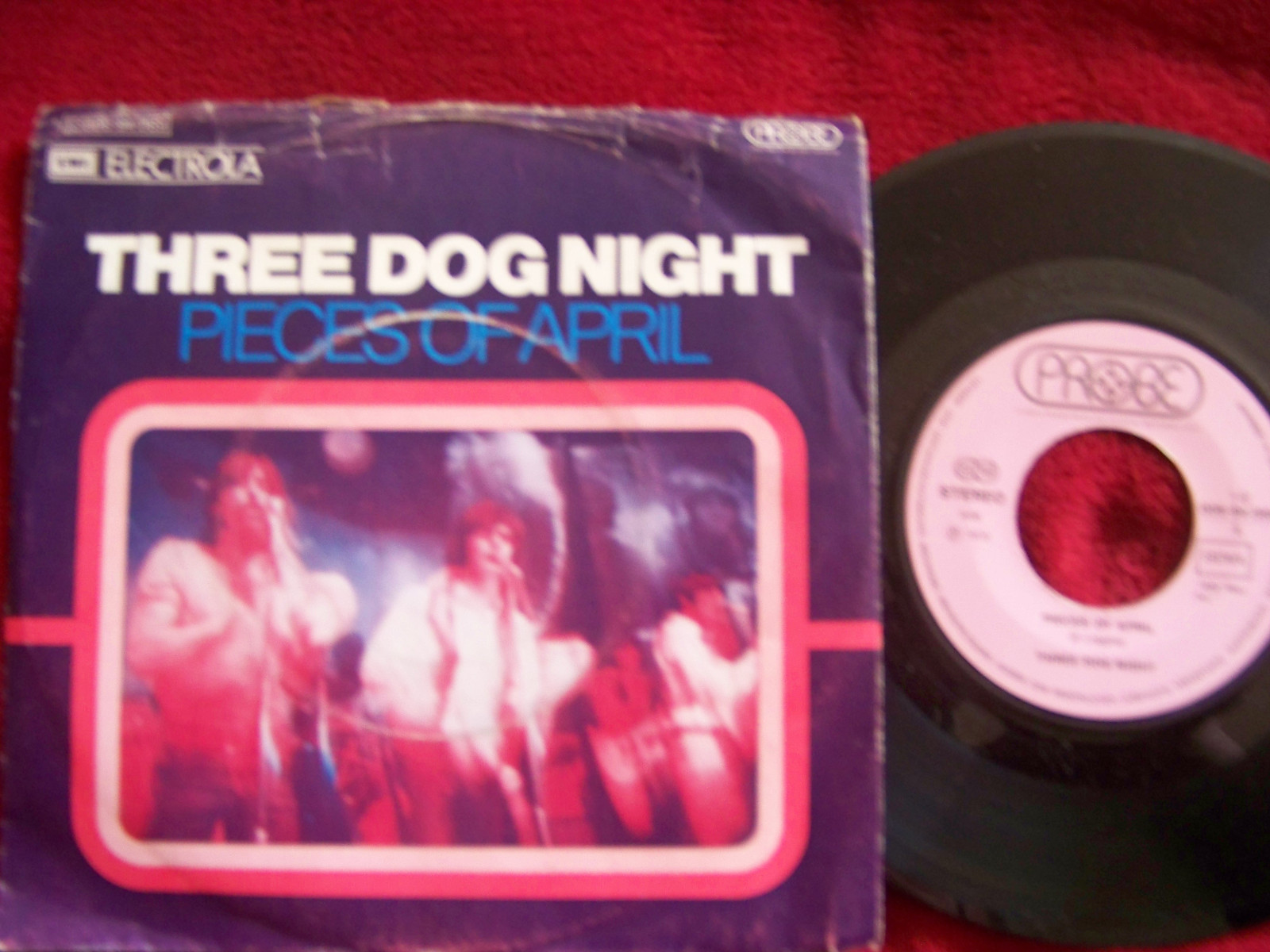 Three Dog Night – Pieces of April / The Writings on the Wall (Probe Records, 7″-Single, Deutschland, 1972)