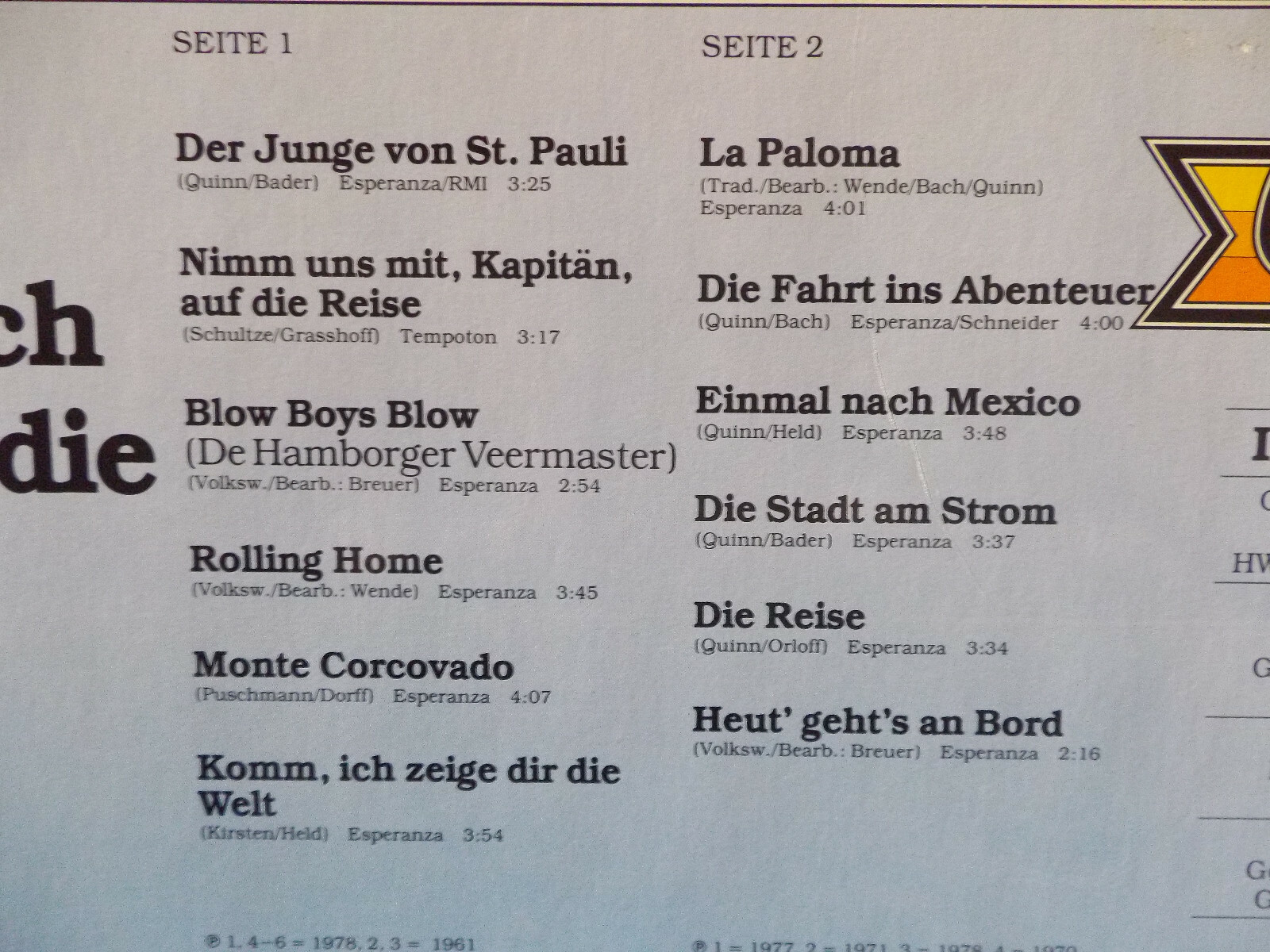 Freddy Quinn – Komm´ ich zeige dir die Welt (LP), Bild 4