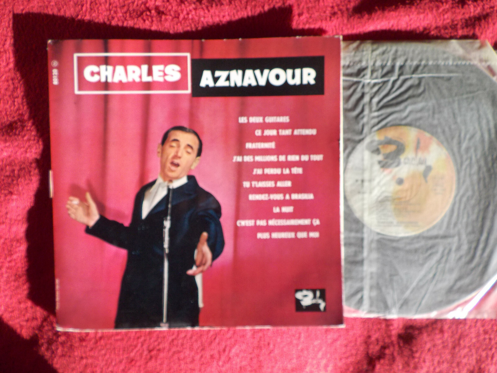 Charles Aznavour – Charles Aznavour, 10-inch-LP, Barclay Records 80120 (Frankreich, 1963)