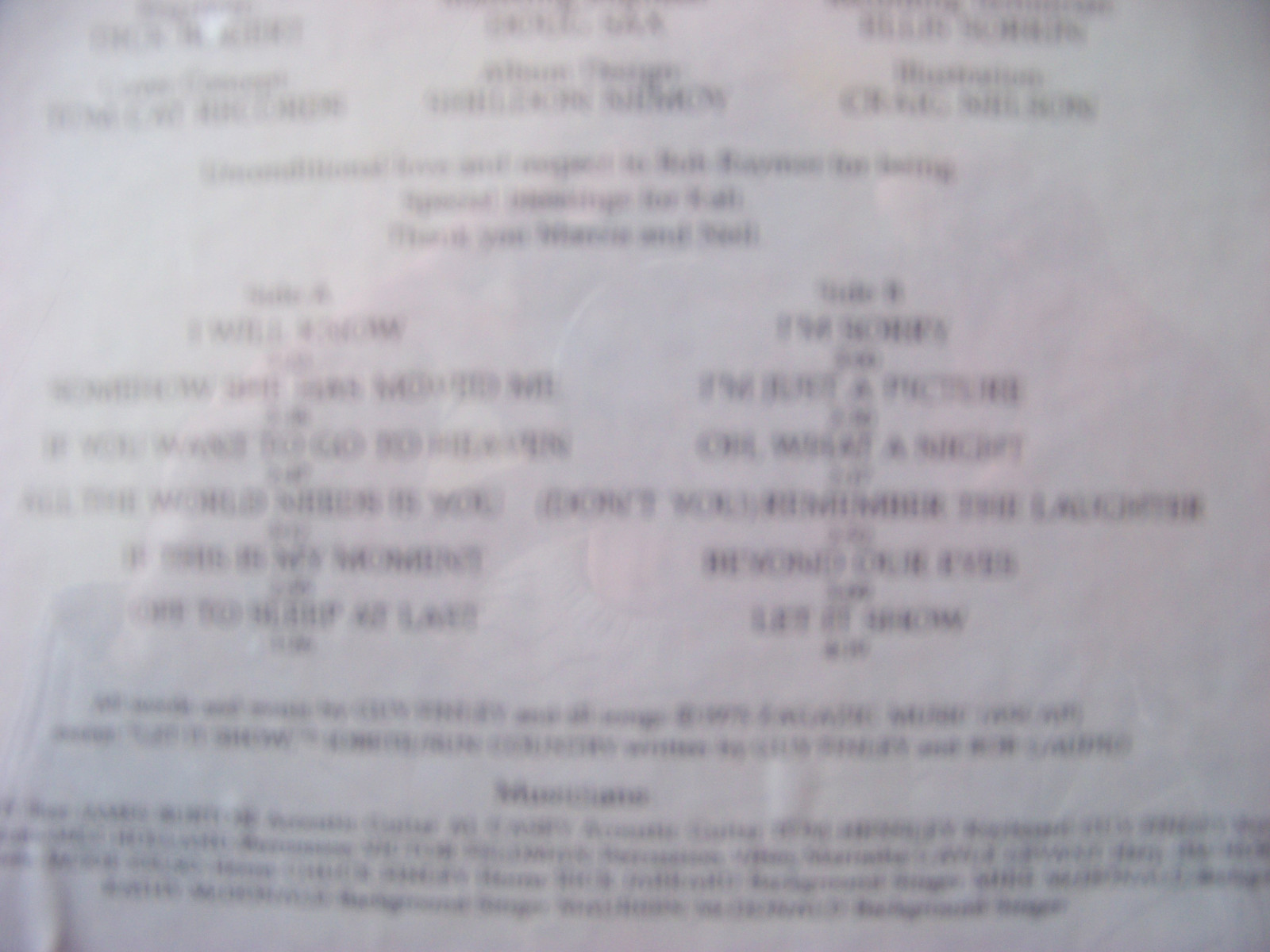 Guy Finley – Ignis Fatuus (LP, Tom Cat Records), Bild 2