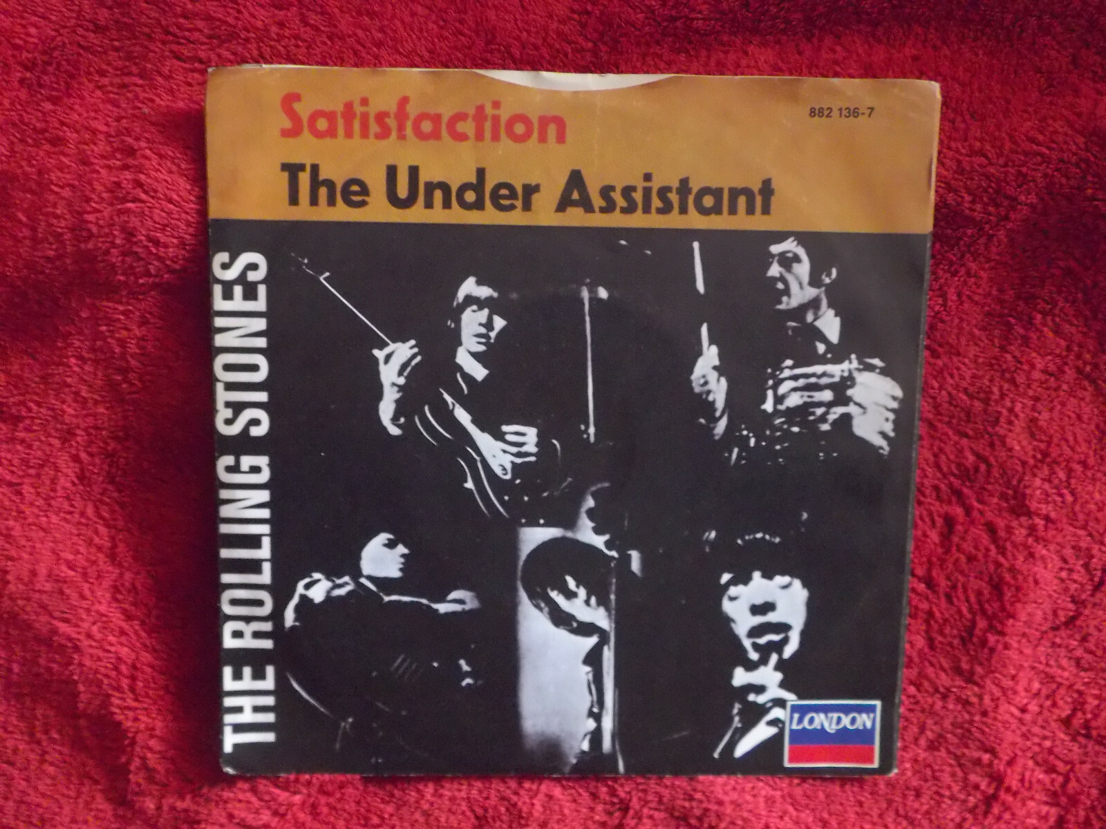 The Rolling Stones – Satisfaction / The under assistant west coast promotion man | deutsche London-Single, Bild 3