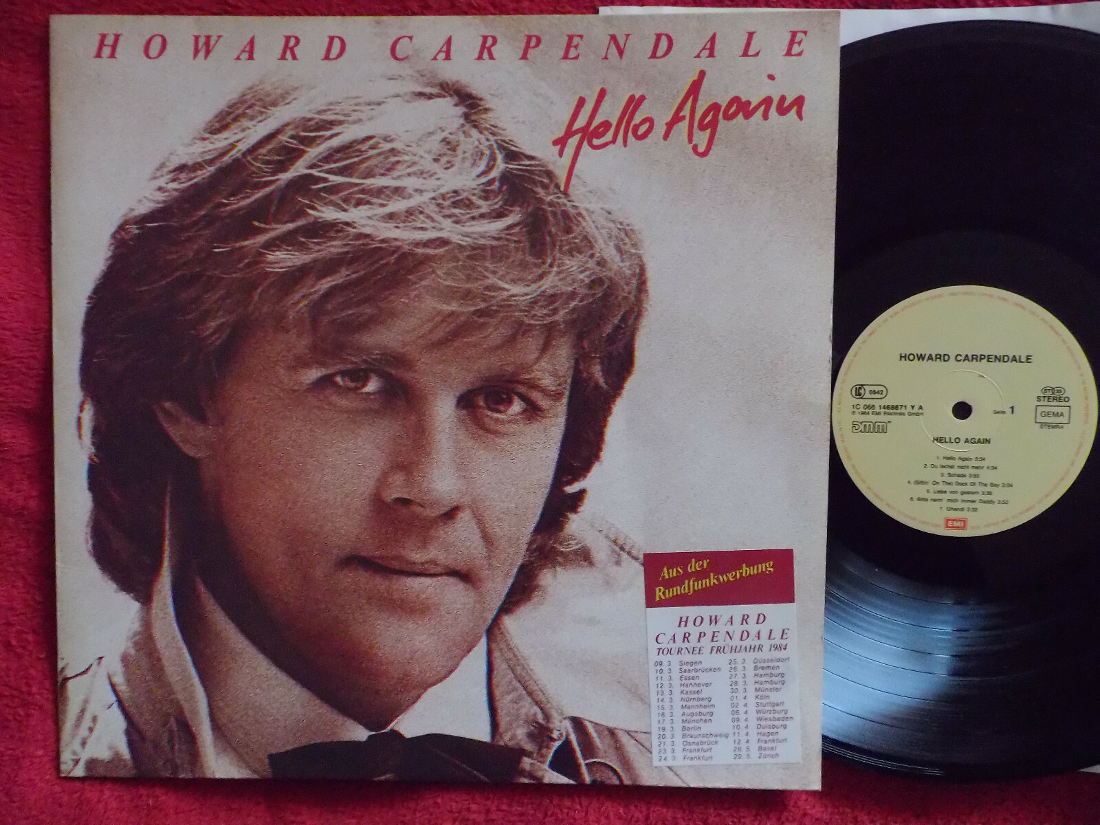 Howard Carpendale – Hello again | EMI Records, LP, 1984