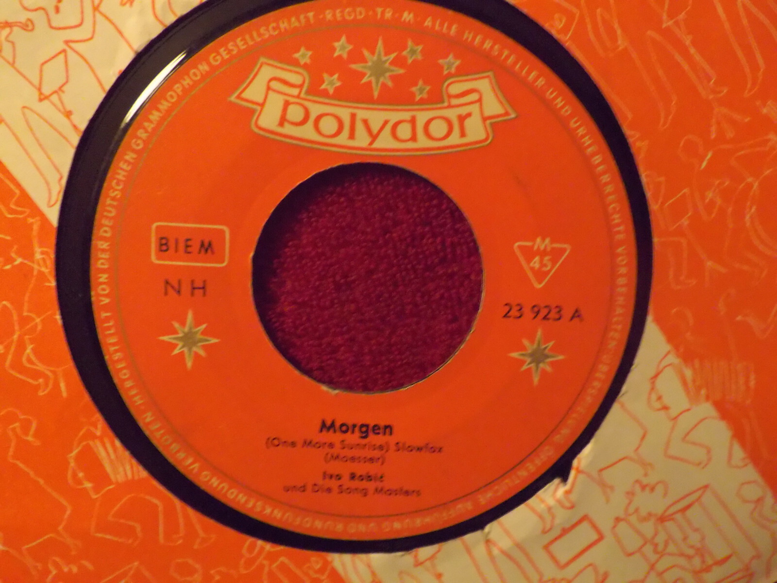Ivo Robic – Morgen / Ay, ay, ay Paloma | Polydor 23 923