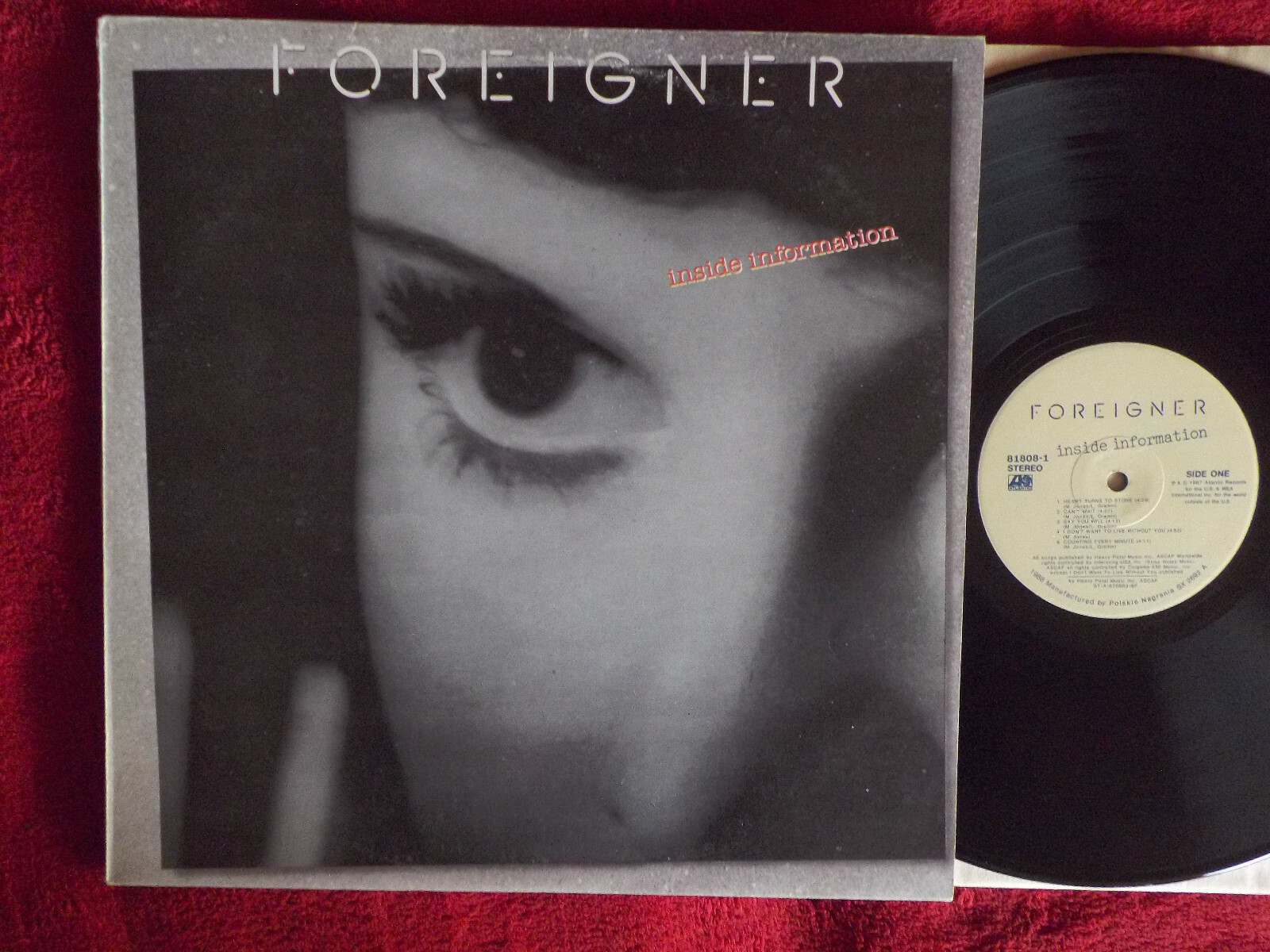 Foreigner – Inside Information | LP, ABC Records, Polen 1988