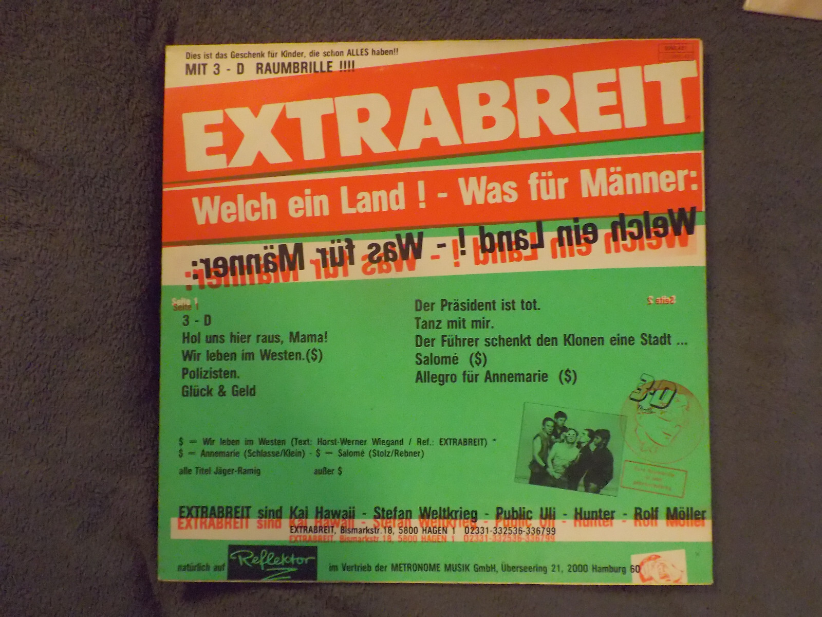 Extrabreit – Welch ein Land! Was für Männer – LP, Reflektor Records 0060.431, Bild 2