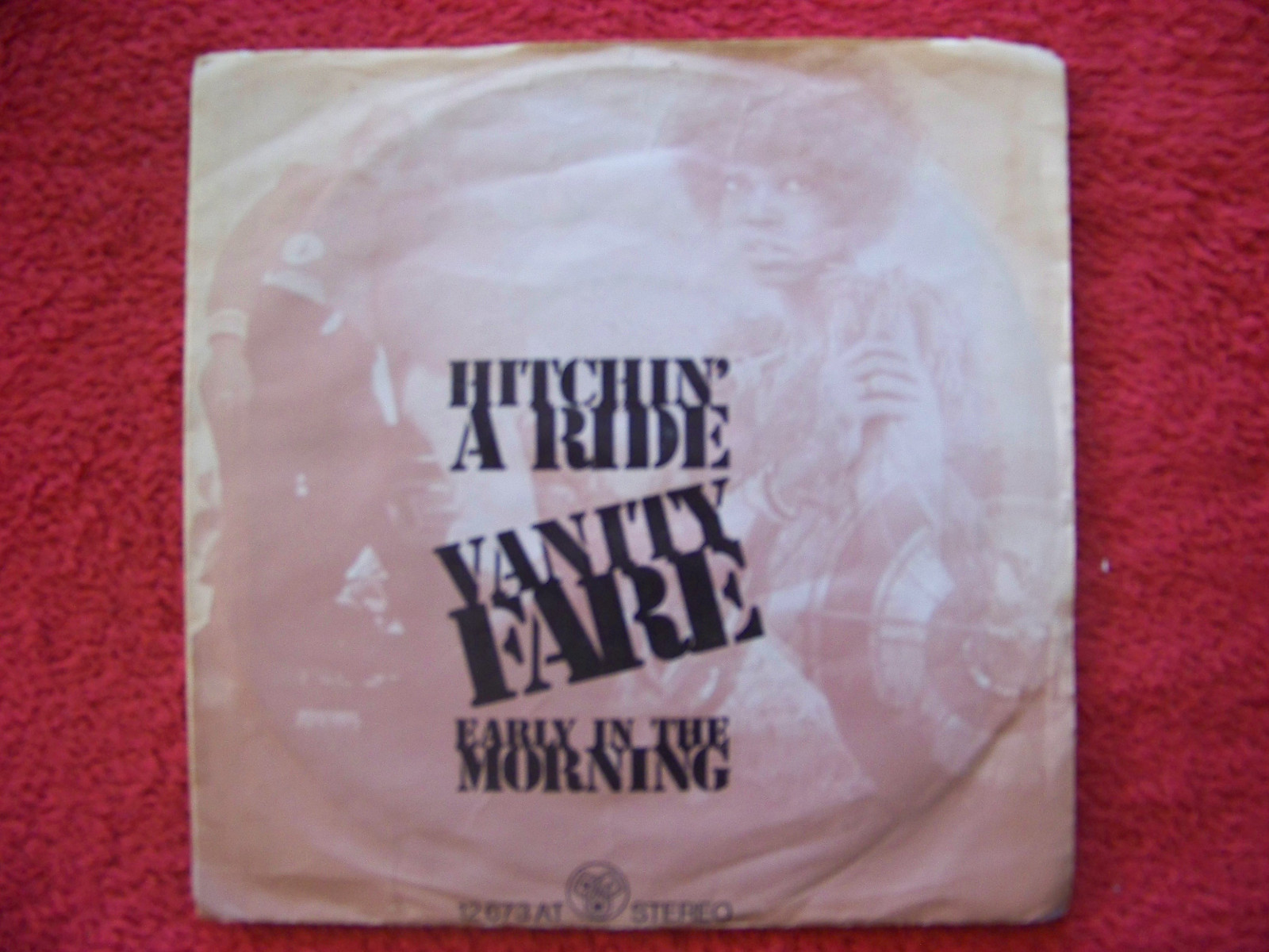 Vanity Fare – Hitchin´ a ride / Farly in the morning (DJM Records, 12 673), Bild 2