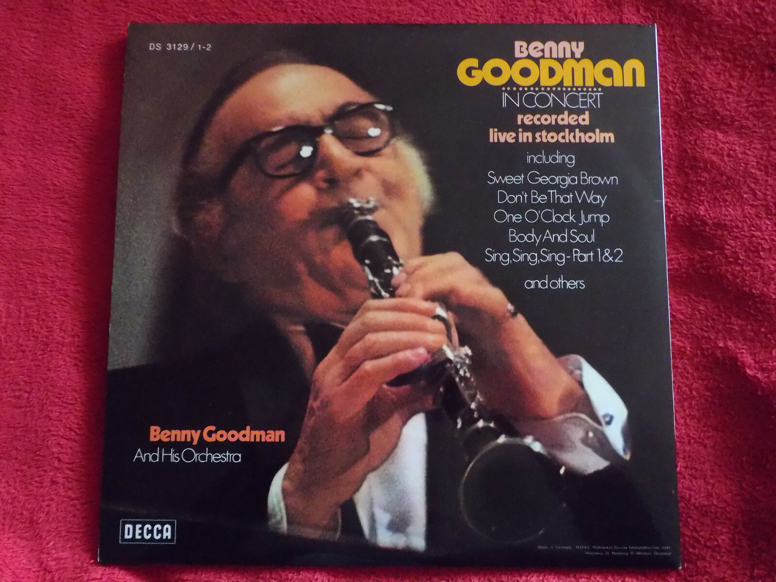 Benny Goodman – In concert | Decca Records DS 3129, Doppel-LP, Bild 3