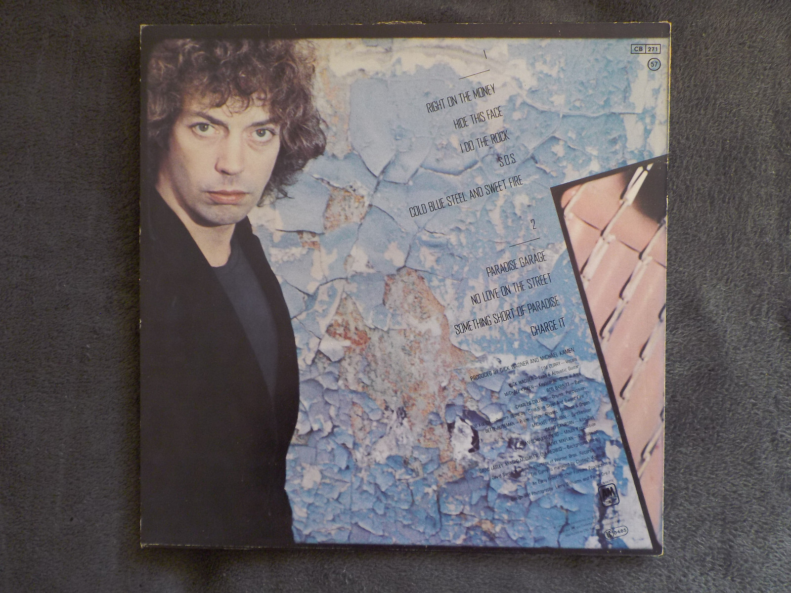 Tim Curry – Fearless (LP, A&M Records, 1973), Bild 2