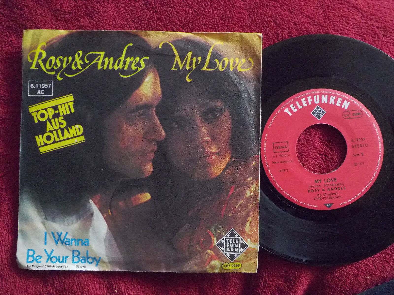 Rosy & Andres – My Love / I Wanna Be Your Baby | Telefunken 6.11957