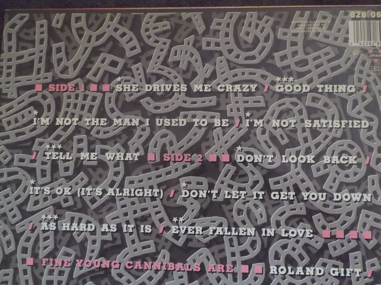 Fine Young Cannibals – The raw & the cookes (LP, 1987), Bild 3
