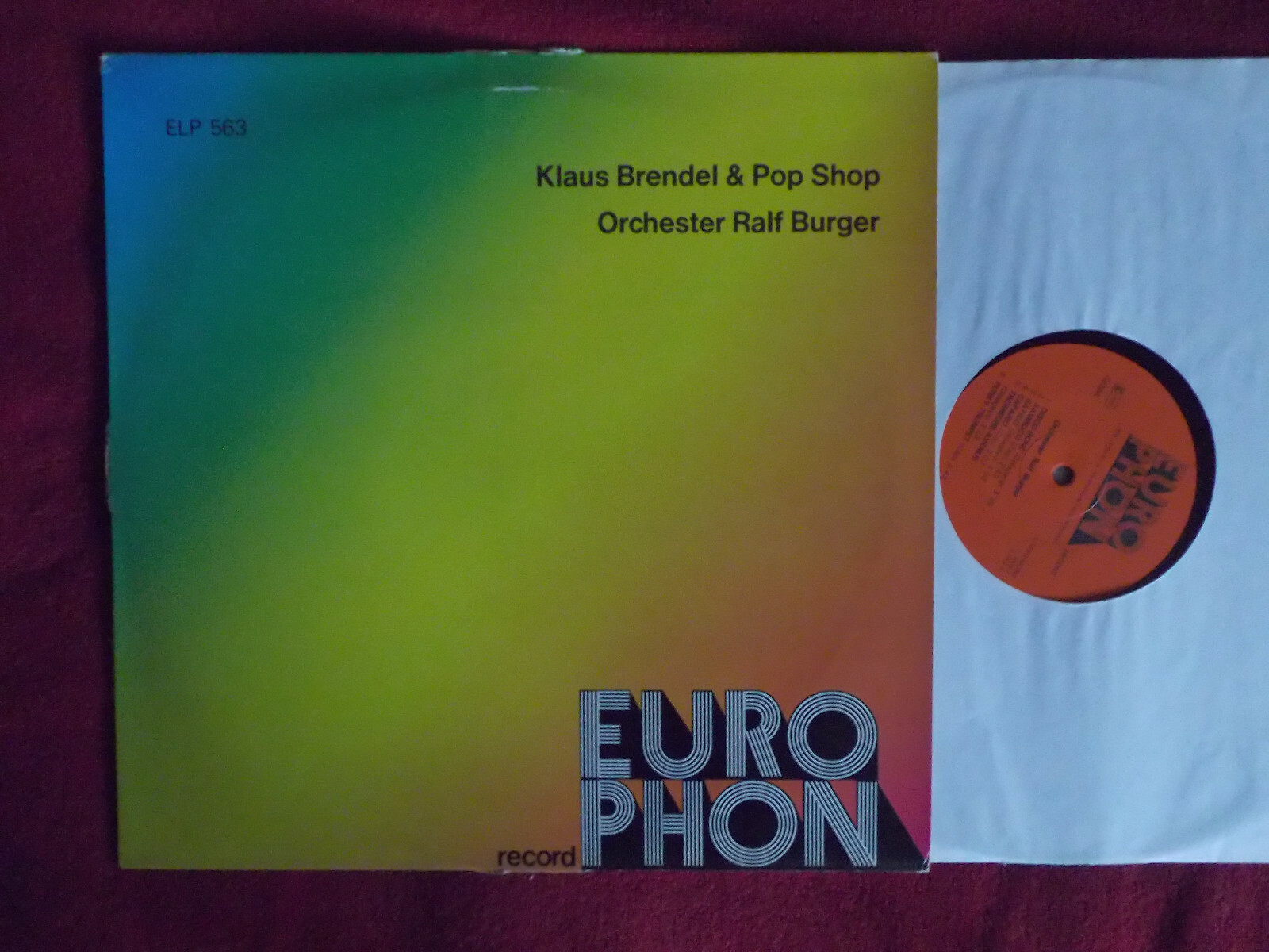 Klaus Brendel & Pop Shop / Orchester Ralf Burger – Europhon LP ELP 563