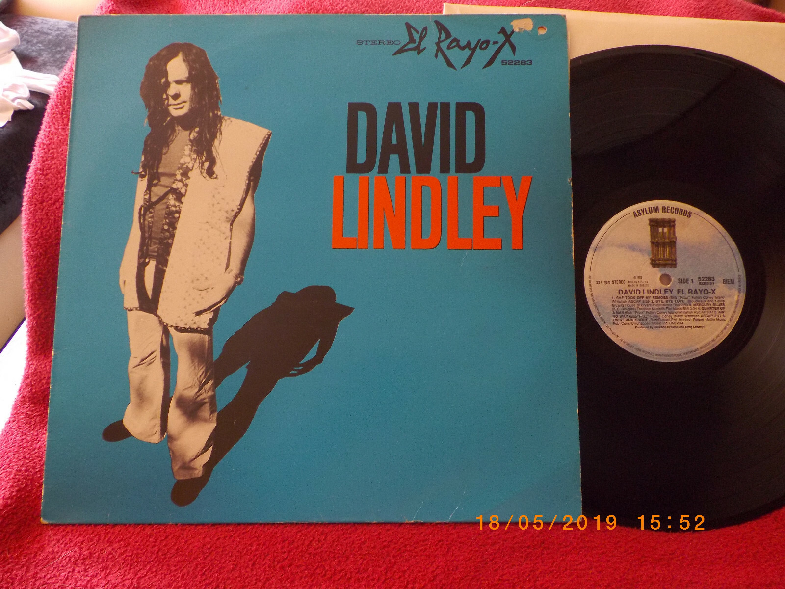 David Lindley – El Rayo-X | Greece LP, Asylum Records 52283 (1982)