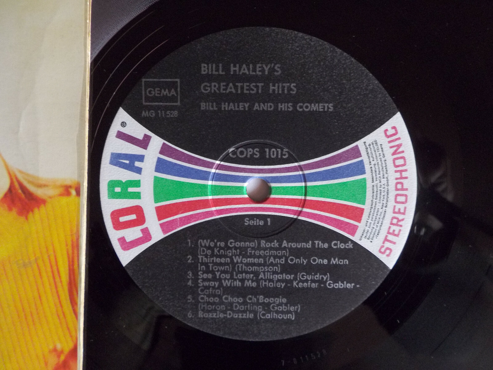Bill Haley and His Comets – Greatest Hits! | Coral LP, COPS 1015 (1969), Bild 2