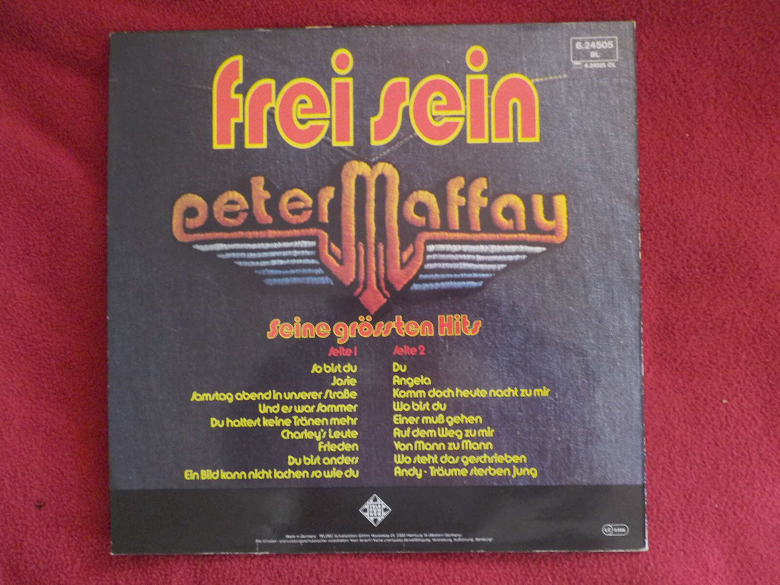 Peter Maffay – Frei sein (LP), Bild 2