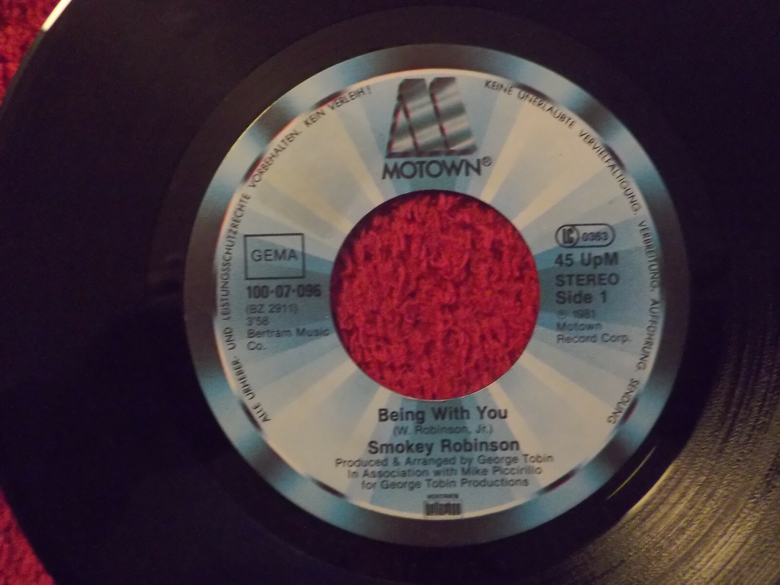 Smokey Robinson – Being with you / What´s in your life for me (Motown, 1980)