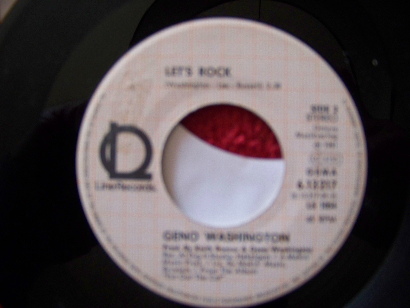 Geno Washington – Radio / Let´s rock · Line Records 6.13217 (7″-Single, Deutschland, 1981), Bild 2