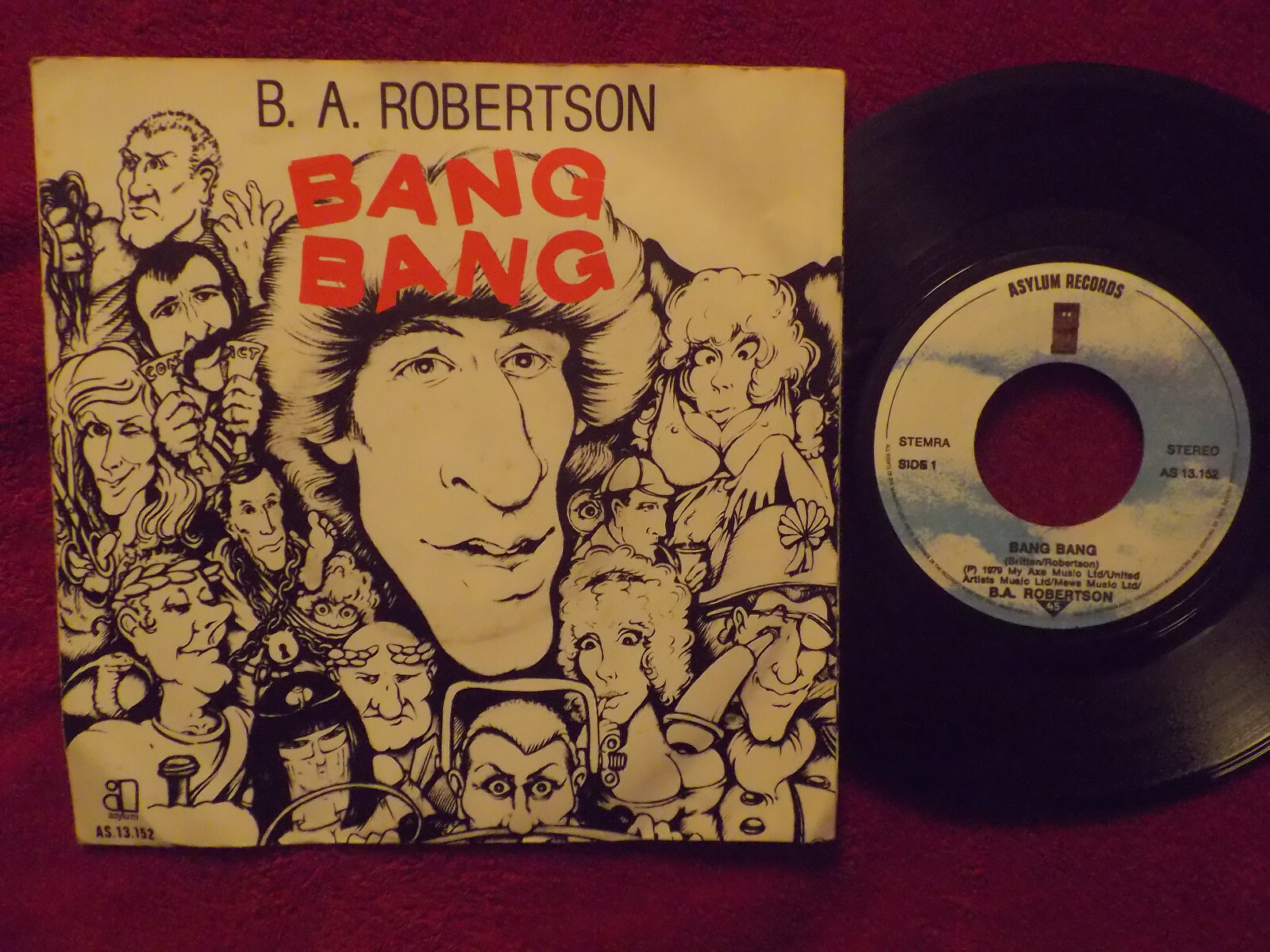 B.A. Robertson – Bang bang / B side the C side (Single)