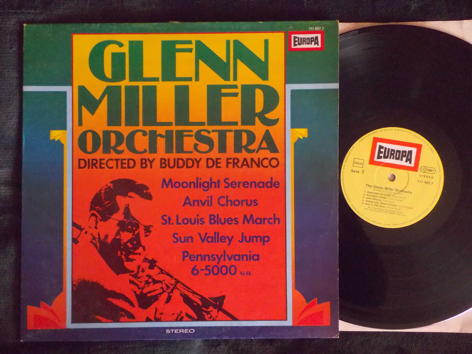 Glenn Miller – The Glenn Miller Orchestra directed by Buddy de Franco (LP)