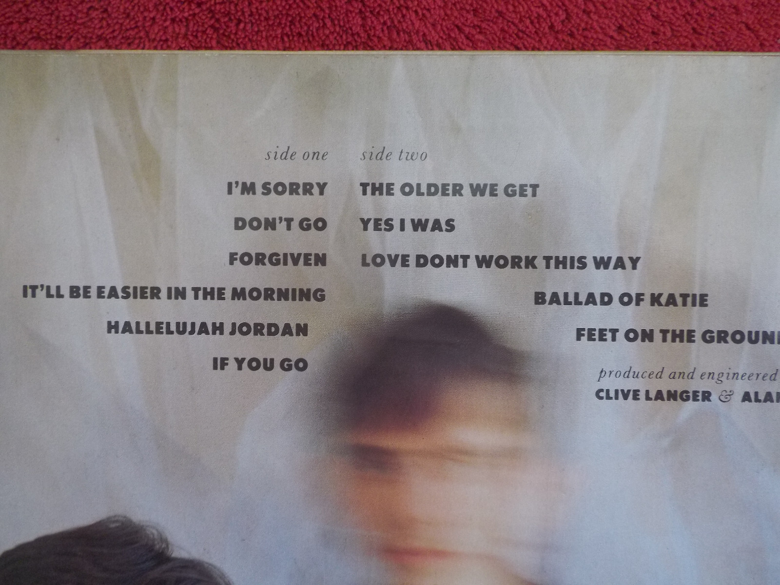 Hothouse Flowers – People (LP, London Records, 1988), Bild 5
